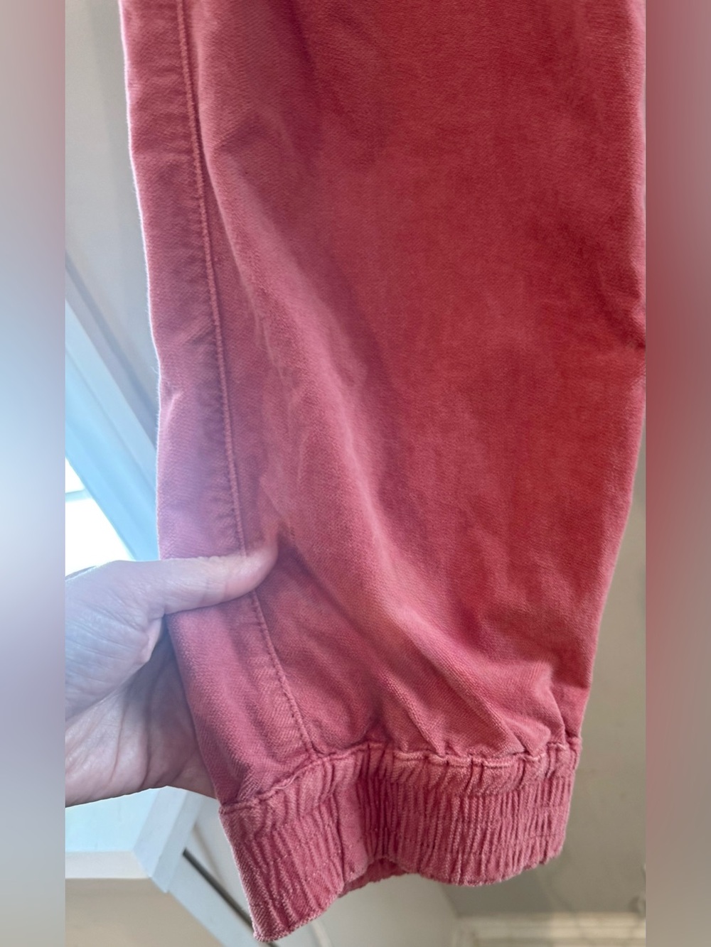 Anthropologie Kalea High-Waist Joggers - Dusty Rose, Medium - Picture 5 of 8